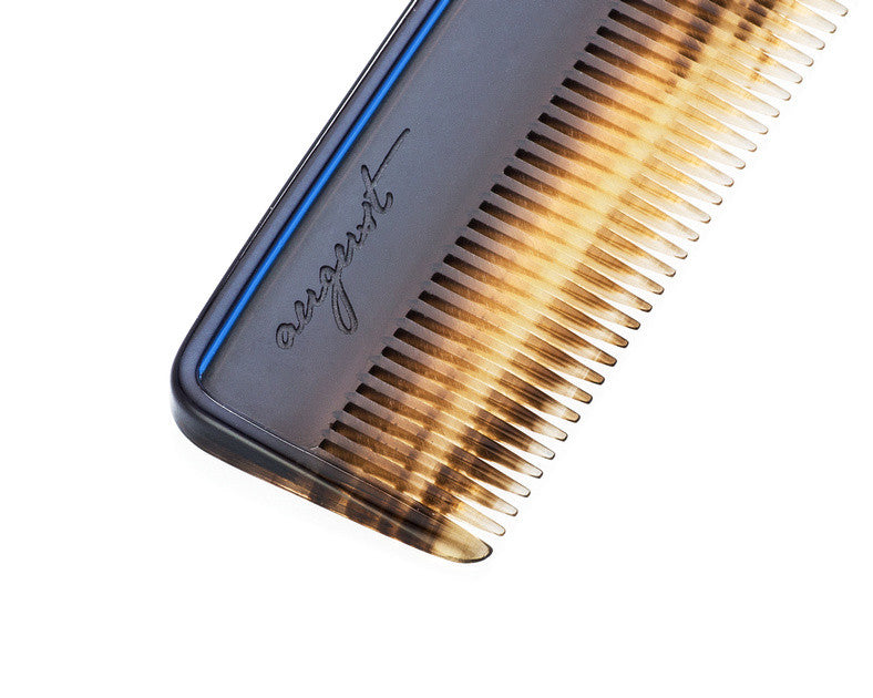 AUGUST GROOMING Italian made comb in Ink