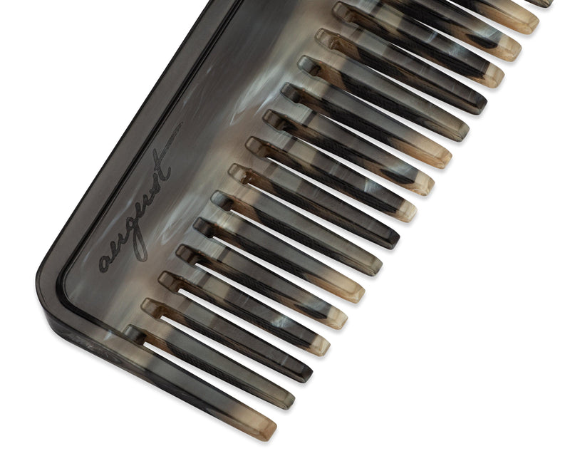 Wide Tooth Comb, Dark Bone