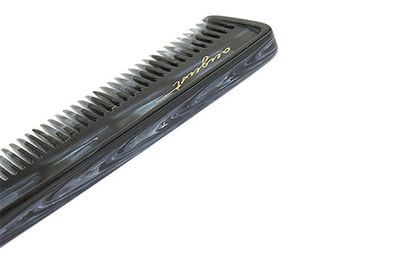 Luxury Pocket Comb in Midnight by August Grooming
